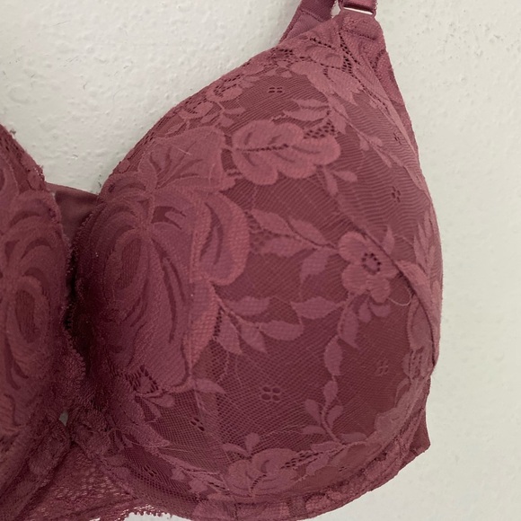 Torrid XO Plunge Push-Up Exploded Floral Lace 360° Back Smoothing Bra - Picture 3 of 7